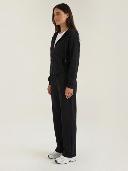 Yolanda Hoodie & Wide-Leg Pants Set