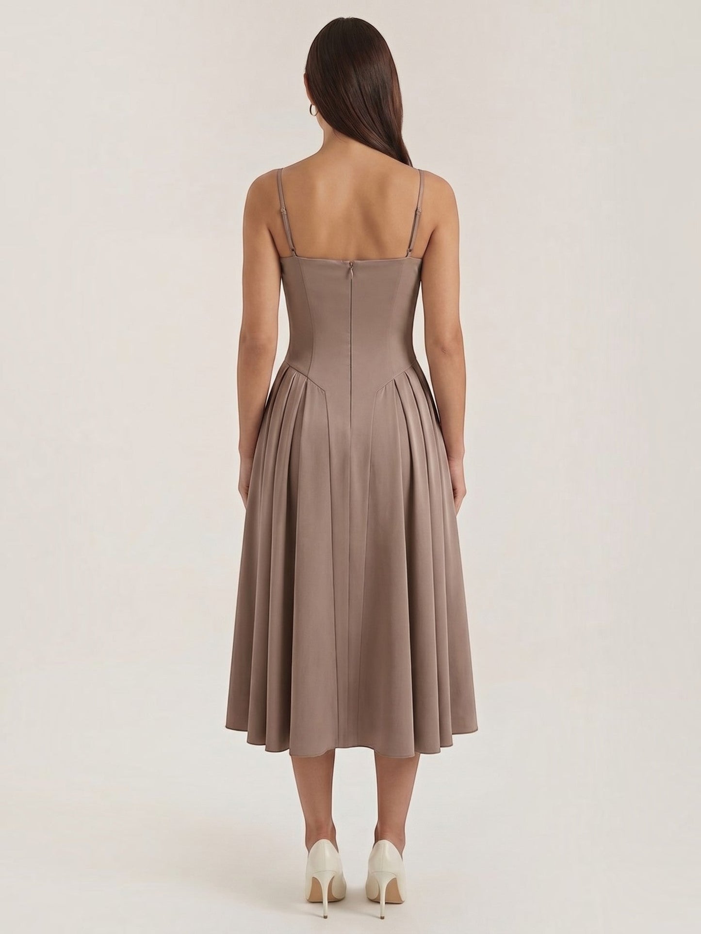 Odette Corset Midi Dress