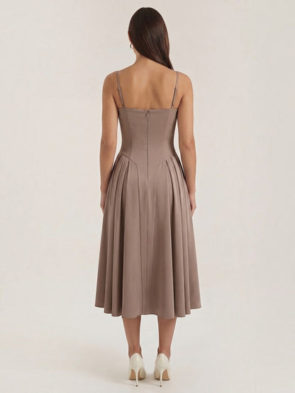 Odette Corset Midi Dress