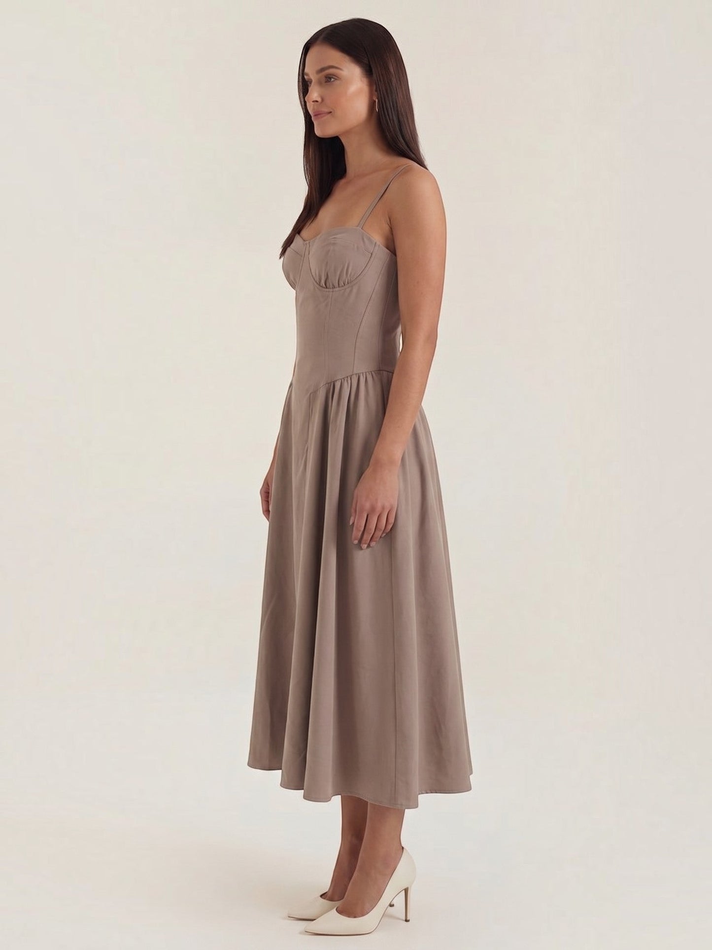 Odette Corset Midi Dress