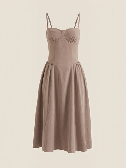 Odette Corset Midi Dress
