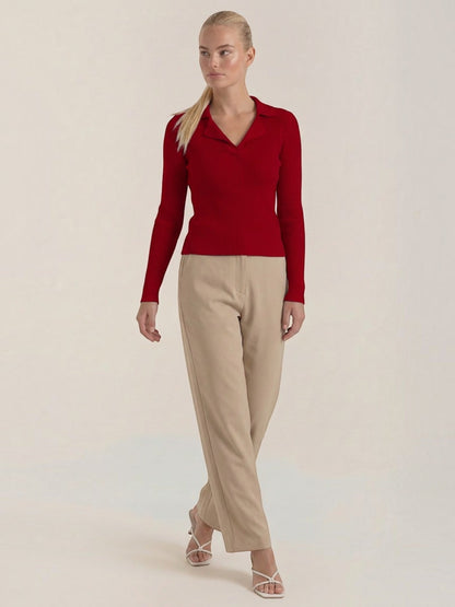 Ribbed Knit Top