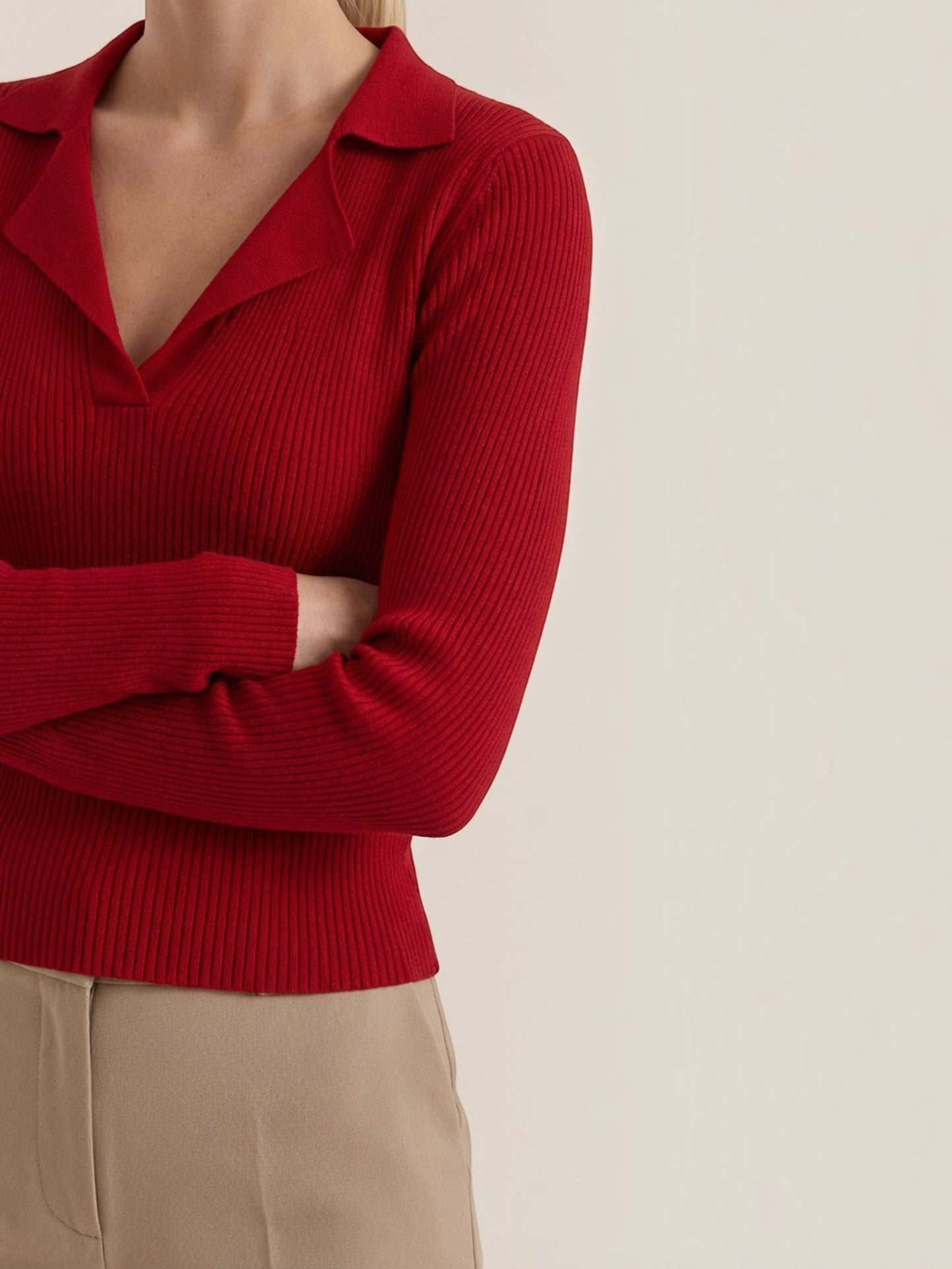 Ribbed Knit Top
