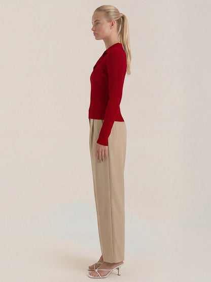 Ribbed Knit Top