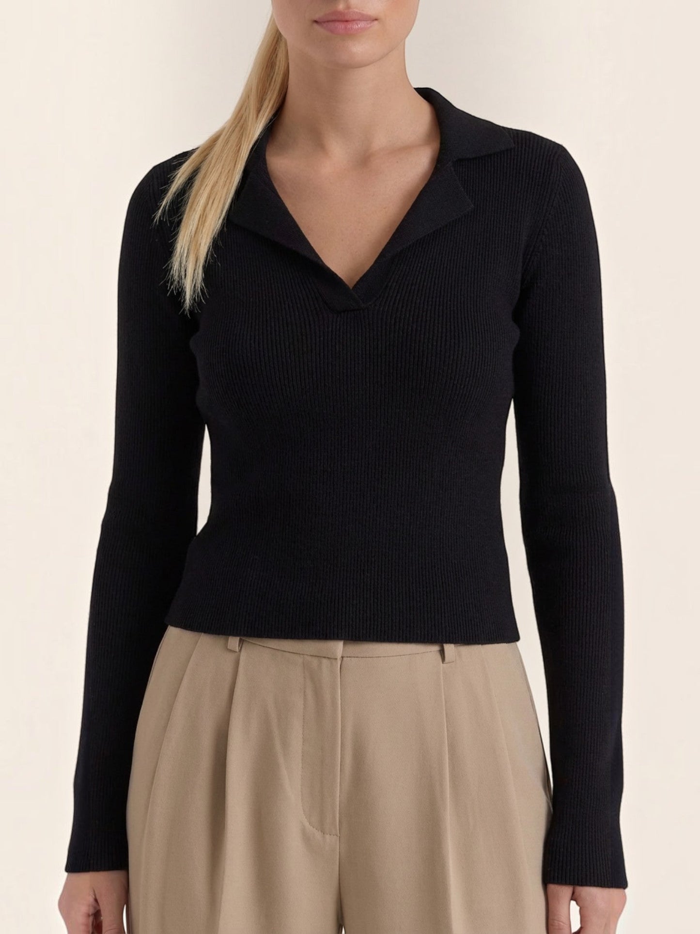 Ribbed Knit Top