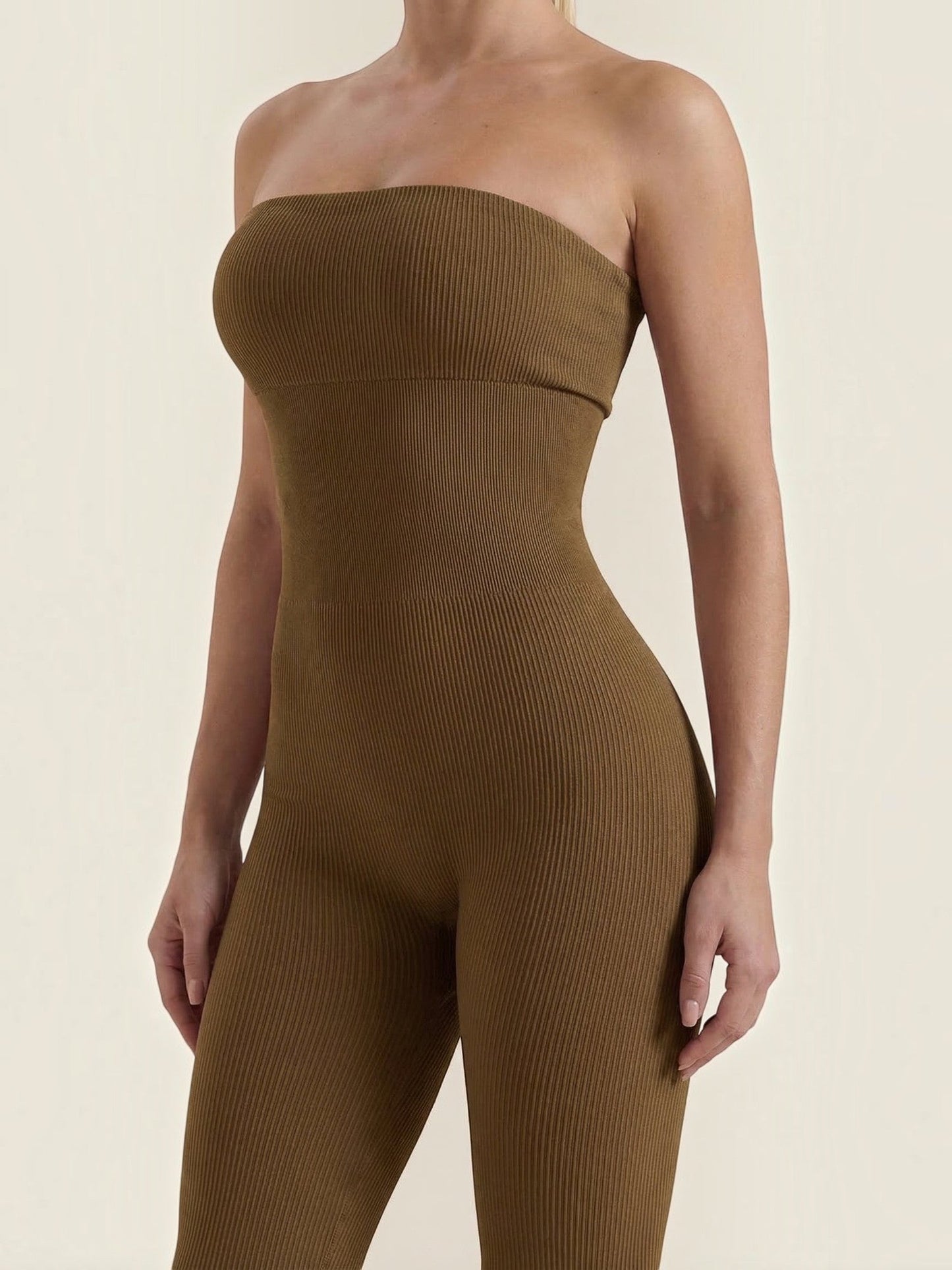 Selma Ribbed Knit Jumpsuit