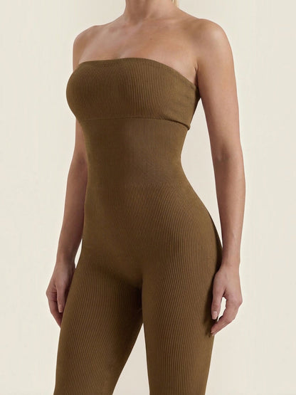 Selma Ribbed Knit Jumpsuit