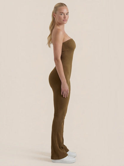Selma Ribbed Knit Jumpsuit