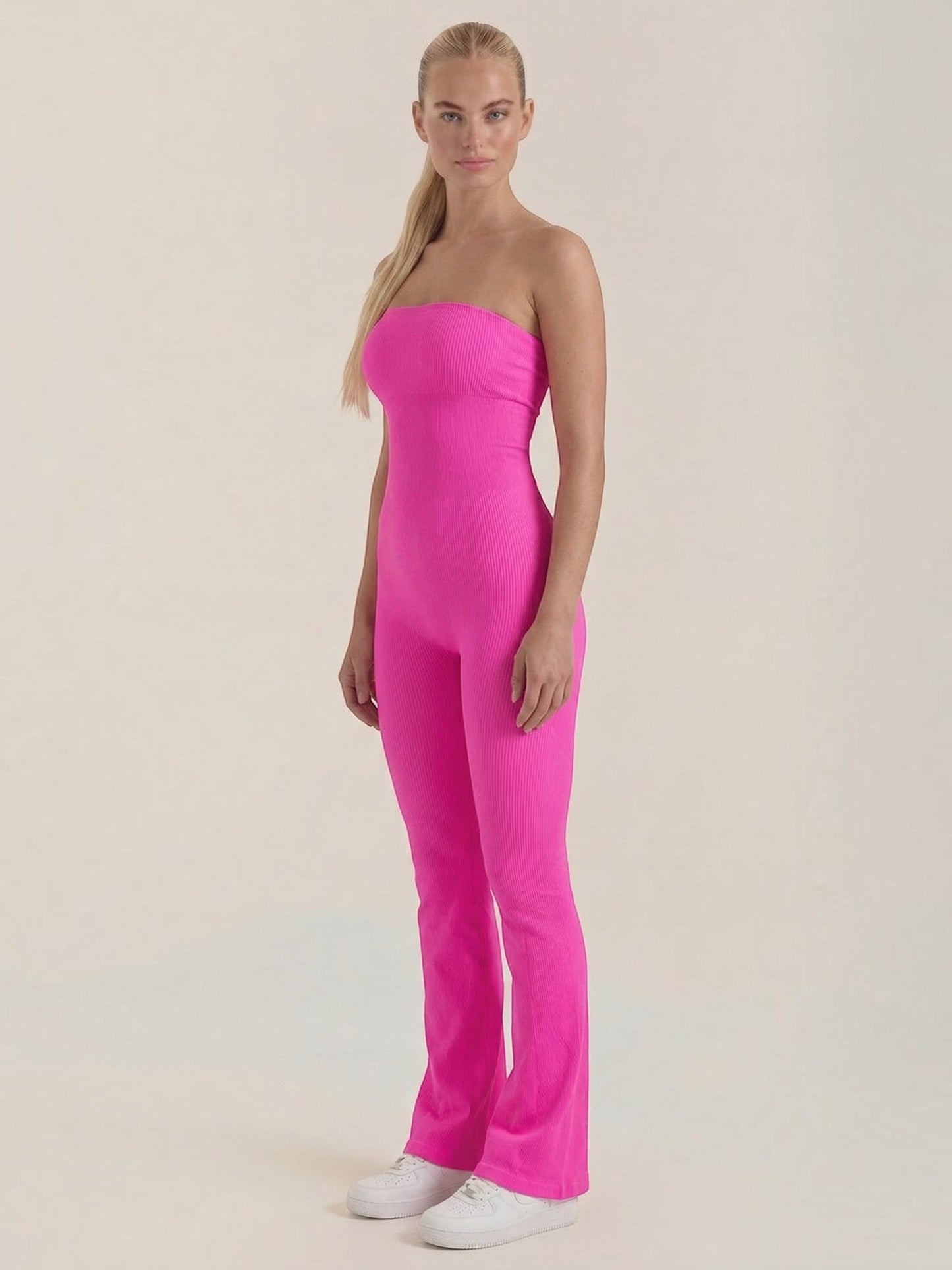 Selma Ribbed Knit Jumpsuit