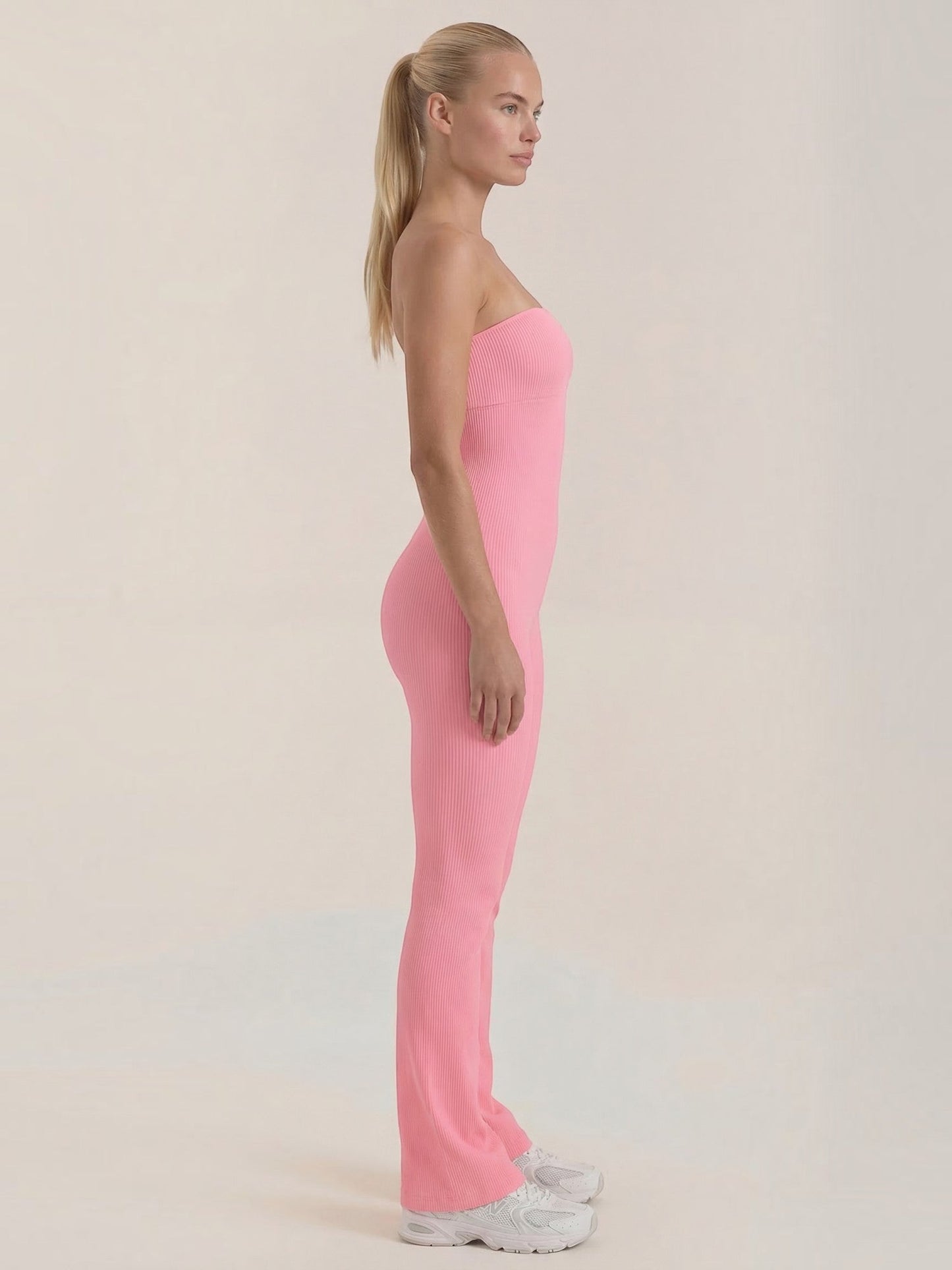 Selma Ribbed Knit Jumpsuit