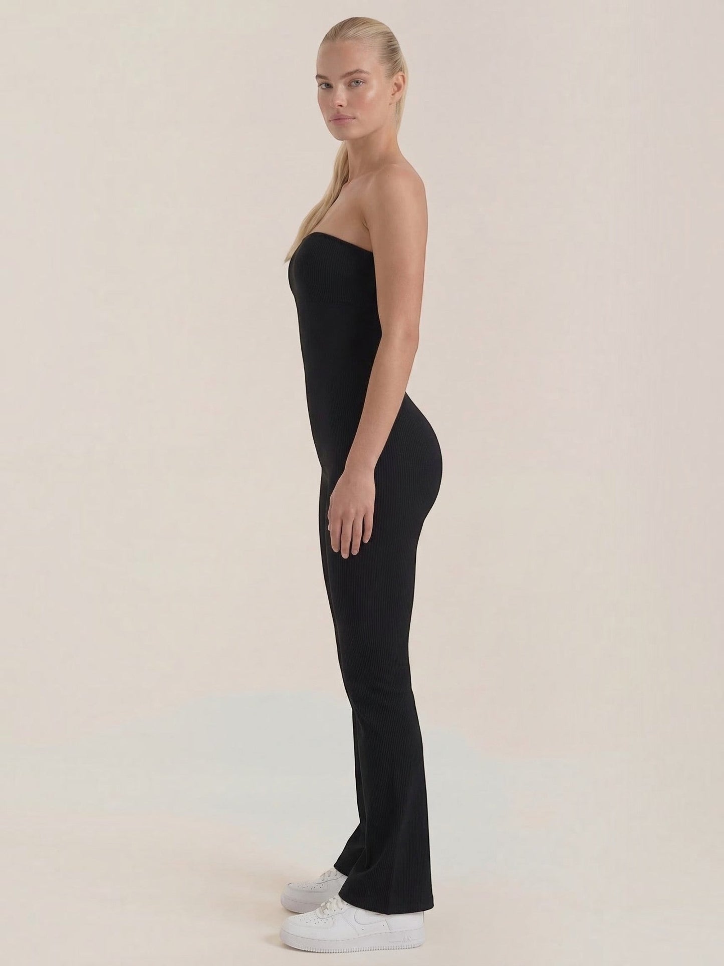 Selma Ribbed Knit Jumpsuit